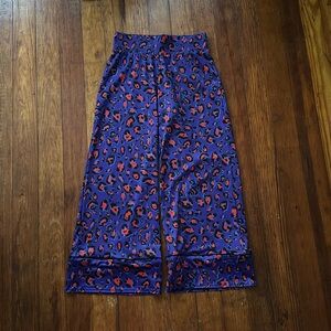 Purple Red Leopard Print Coulettes